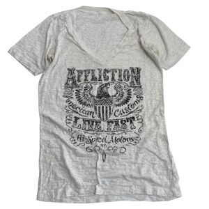 Affliction white shirt